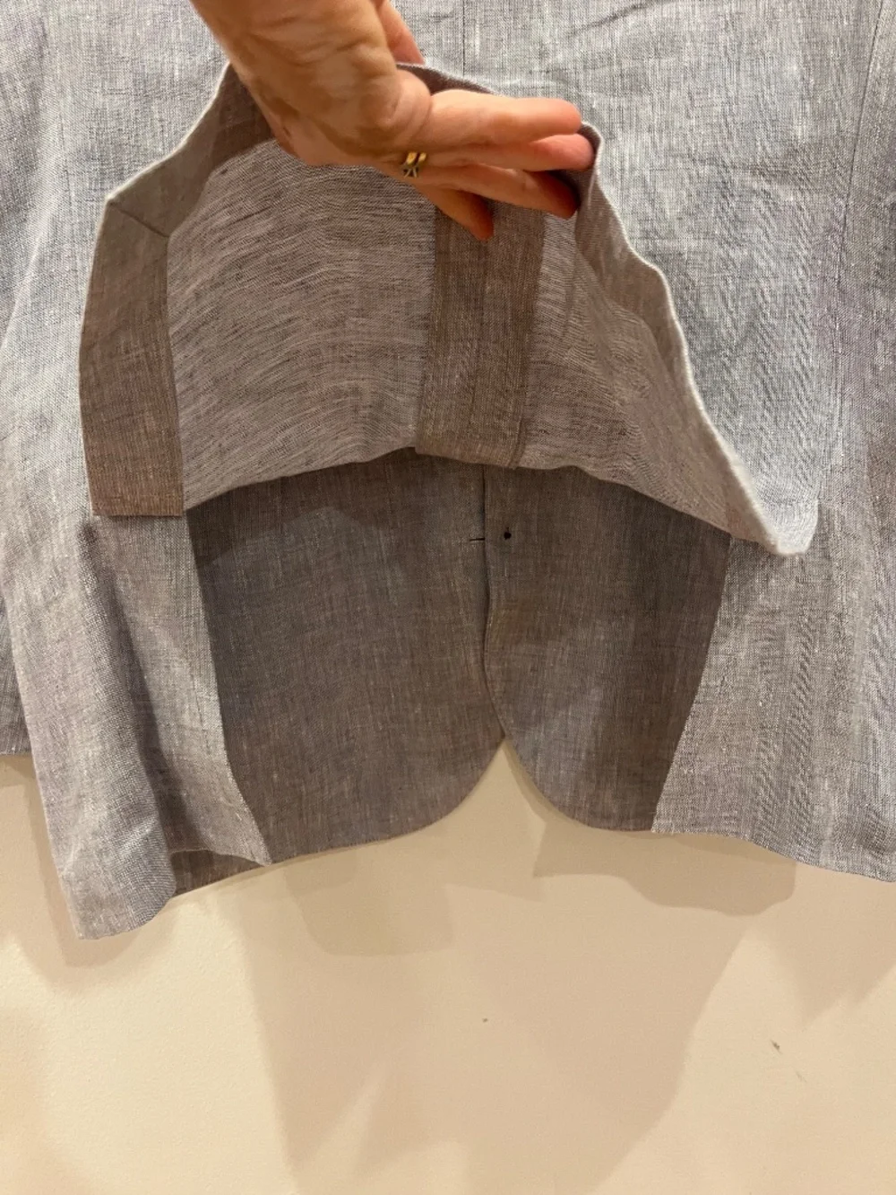 J Crew Thompson Blazer Mens 40 Gray Linen Unstructured Summer Lightweight Beach